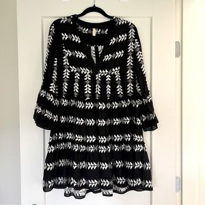 100% cotton flowy cover up dress